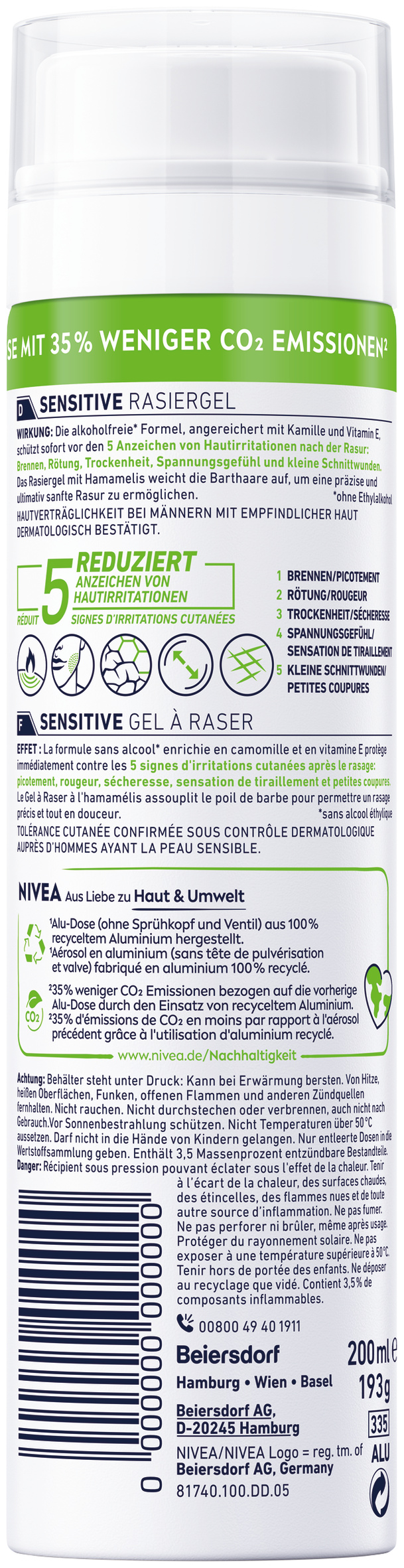 Nivea Men gel à raser, image 2 sur 2