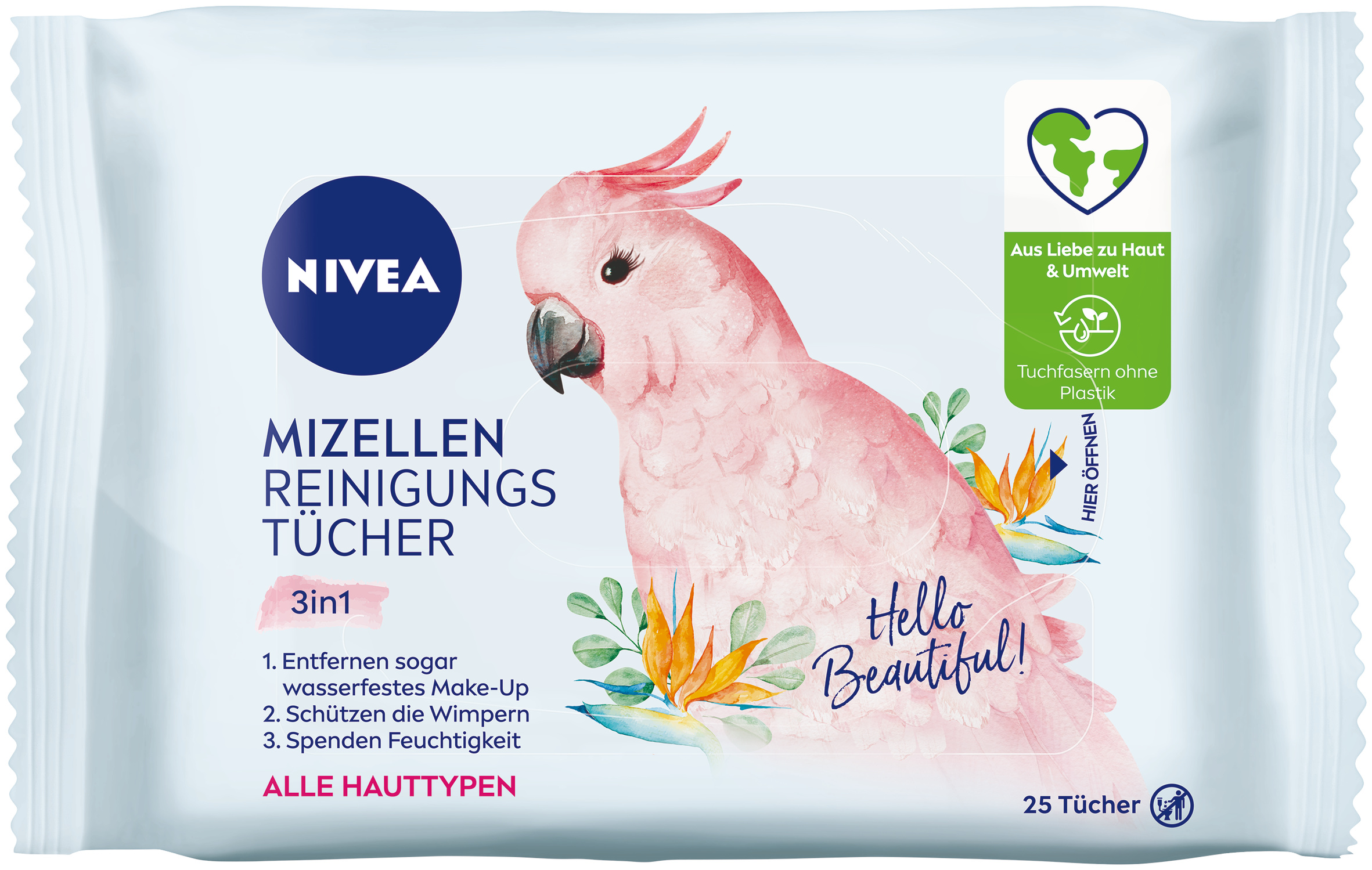 Nivea MicellAIR Reinigungstücher 3in1, Hauptbild