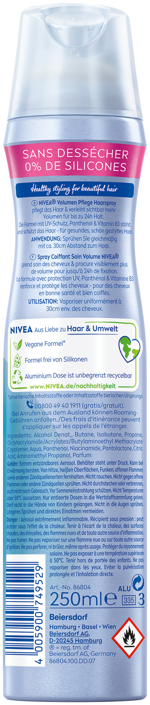 Nivea spray coiffant, image 2 sur 3