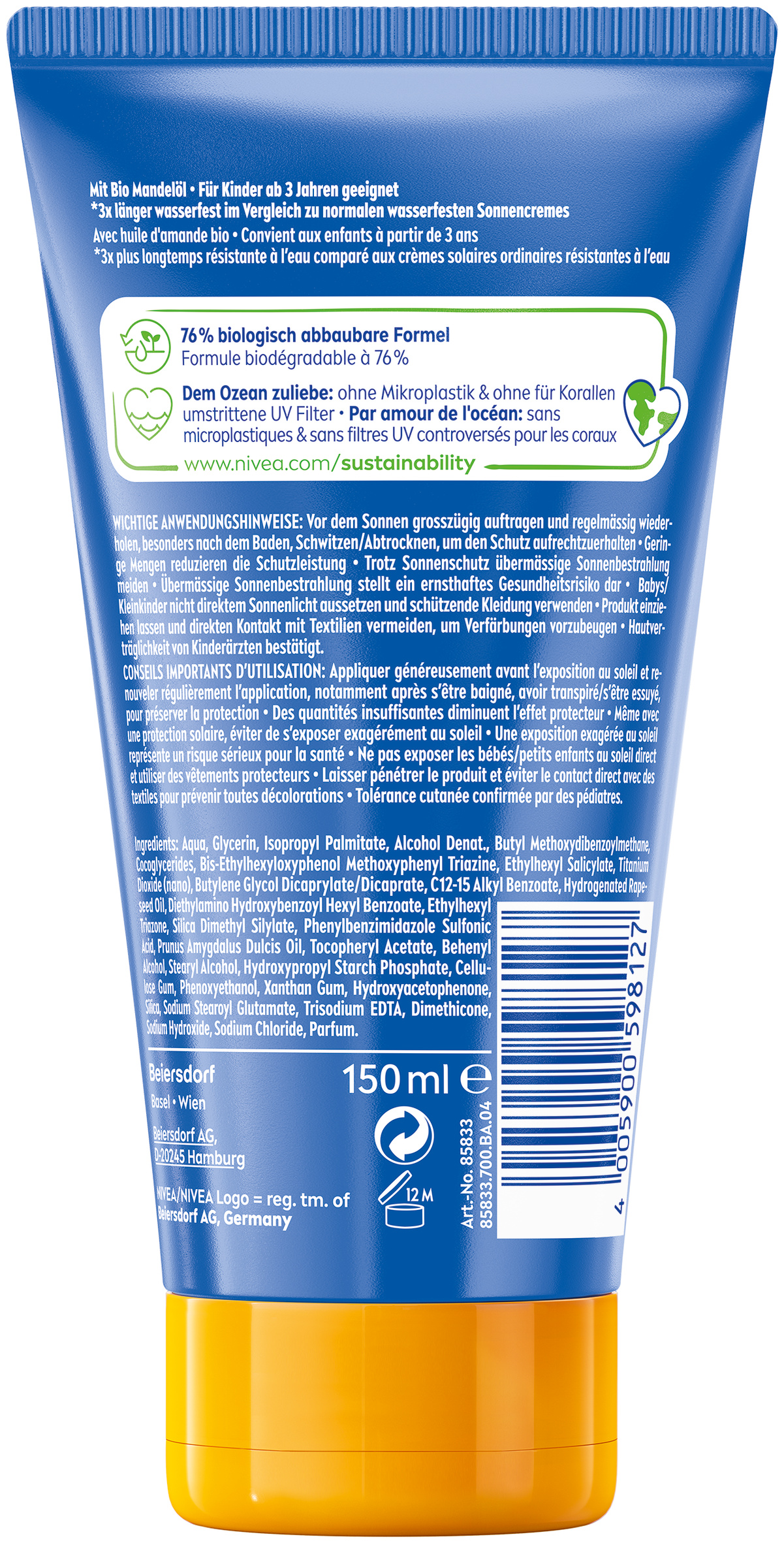 Nivea SUN Kids Protect & Play Sonnenlotion, Bild 2 von 2