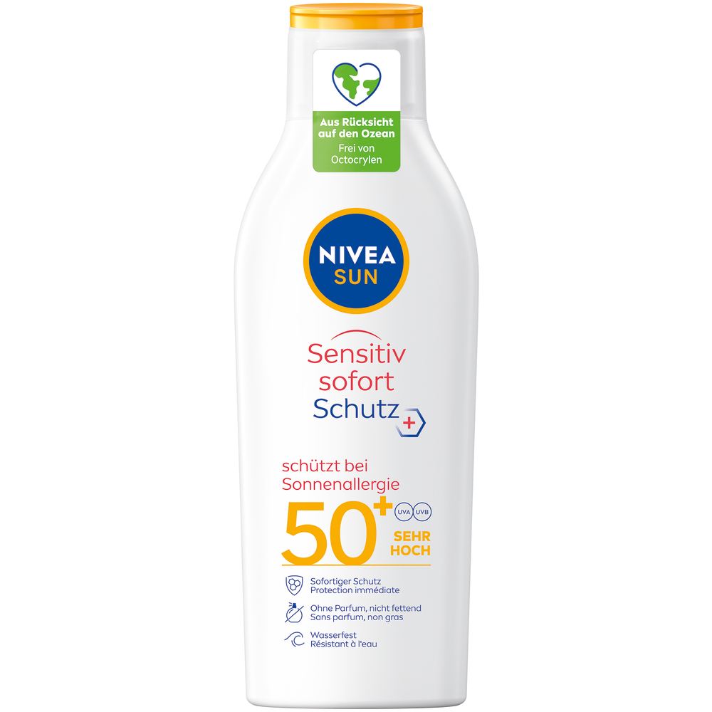 Nivea SUN Sensitive Immediate Protect Sonnenlotion, Hauptbild
