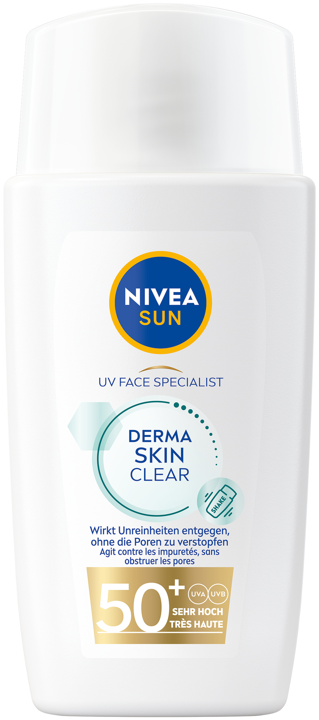 Nivea SUN UV Face Derma Skin Clear, Hauptbild