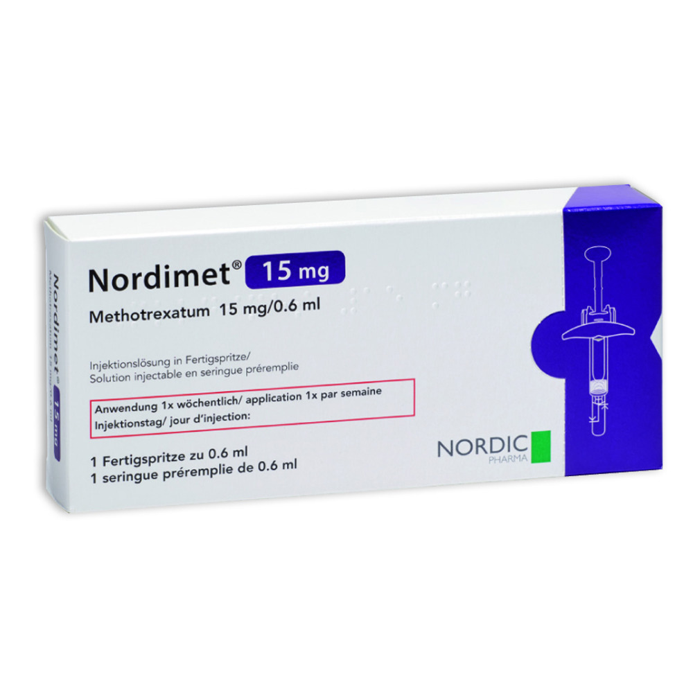 NORDIMET Inj Lös 15 mg/0.6ml Fertigspritze Fertspr 1 Stk, Hauptbild