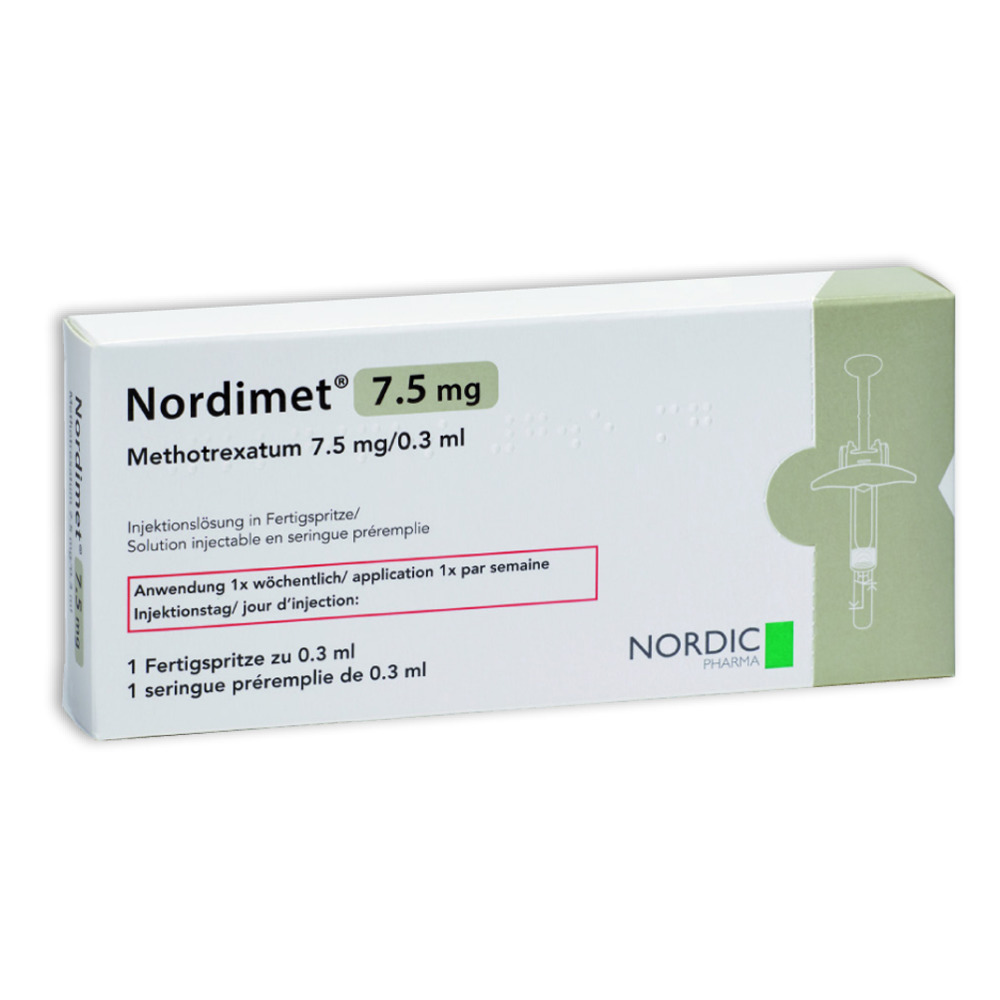 NORDIMET sol inj 7.5 mg/0.3ml seringue préremplie ser pré 1 pce, image principale