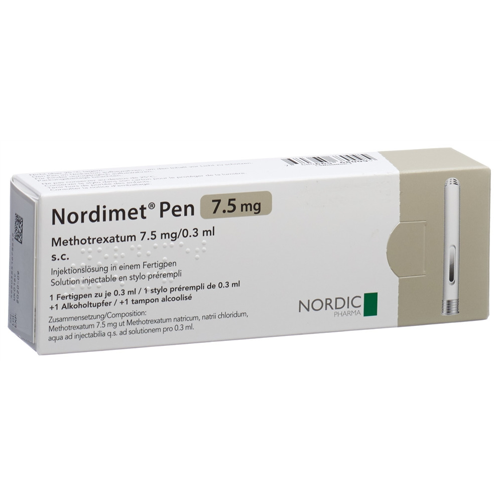 NORDIMET sol inj 7.5 mg/0.3ml stylo prérempli 1 pce, image principale