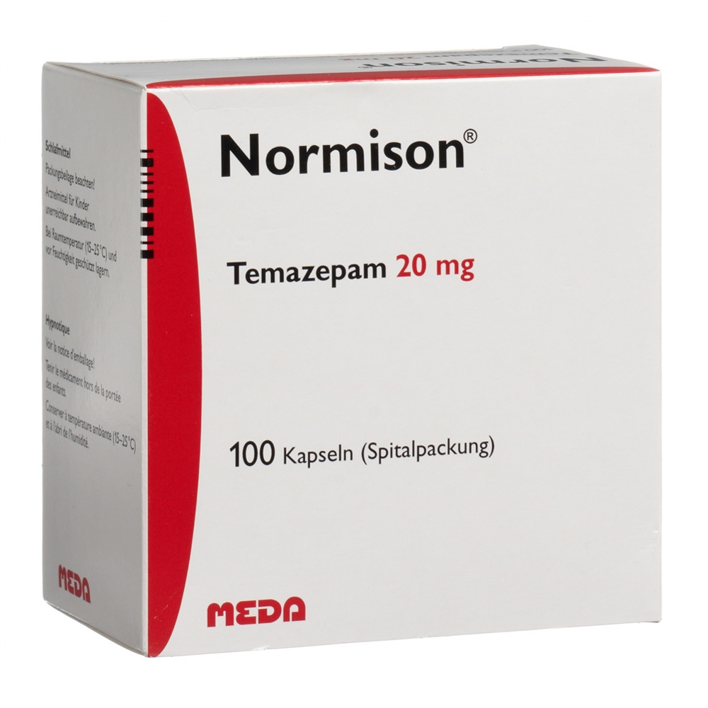 NORMISON Weichkaps 20 mg Blist 100 Stk, Hauptbild