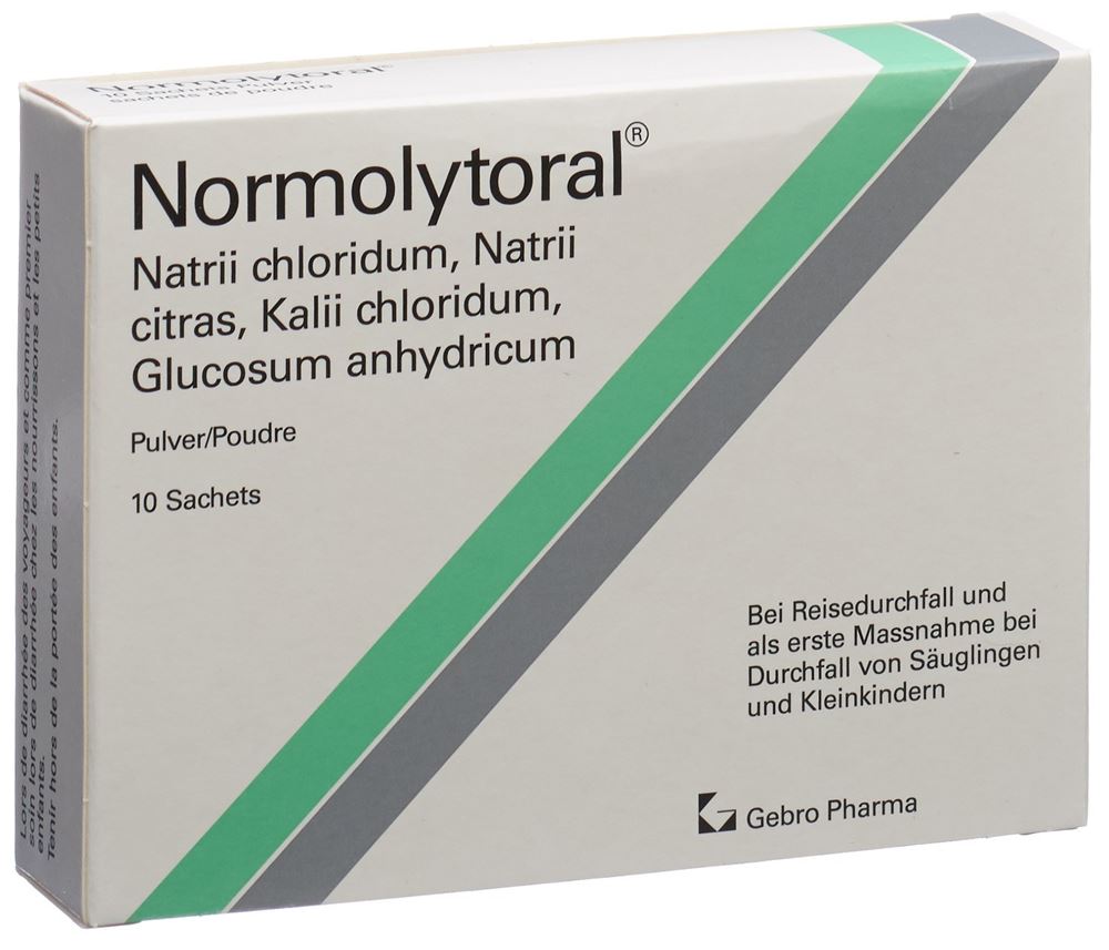 NORMOLYTORAL pdr sach 10 pce, image principale