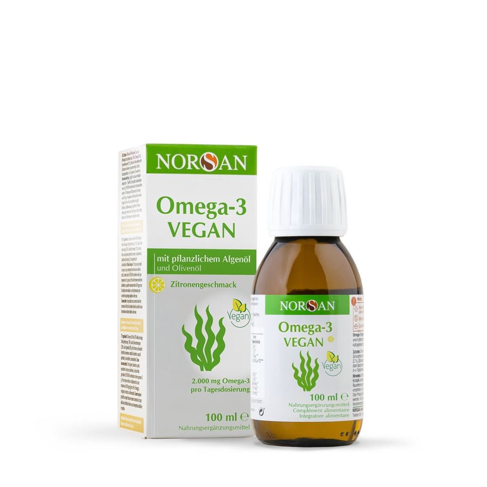 NORSAN Omega-3 vegan Algenöl, image principale NORSAN Omega-3 vegan Algenöl, image principale