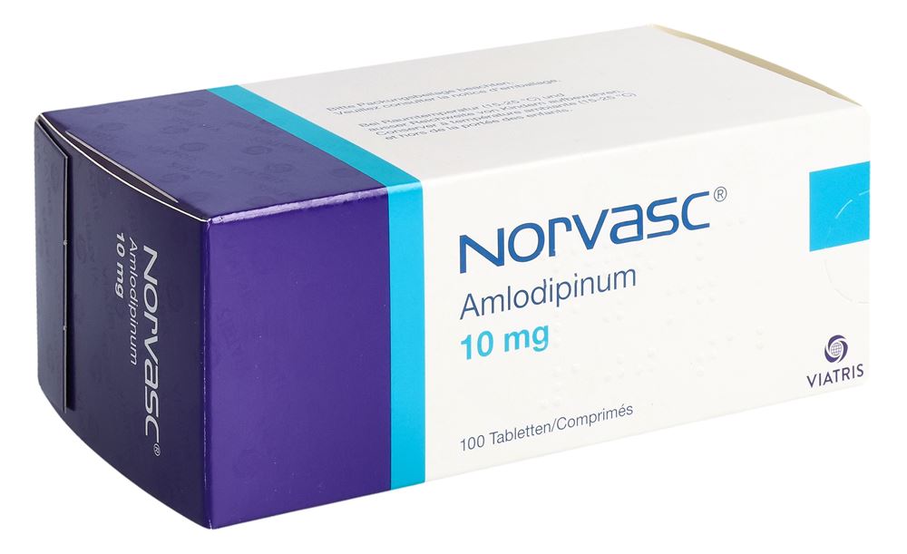 NORVASC cpr 10 mg blist 100 pce, image principale