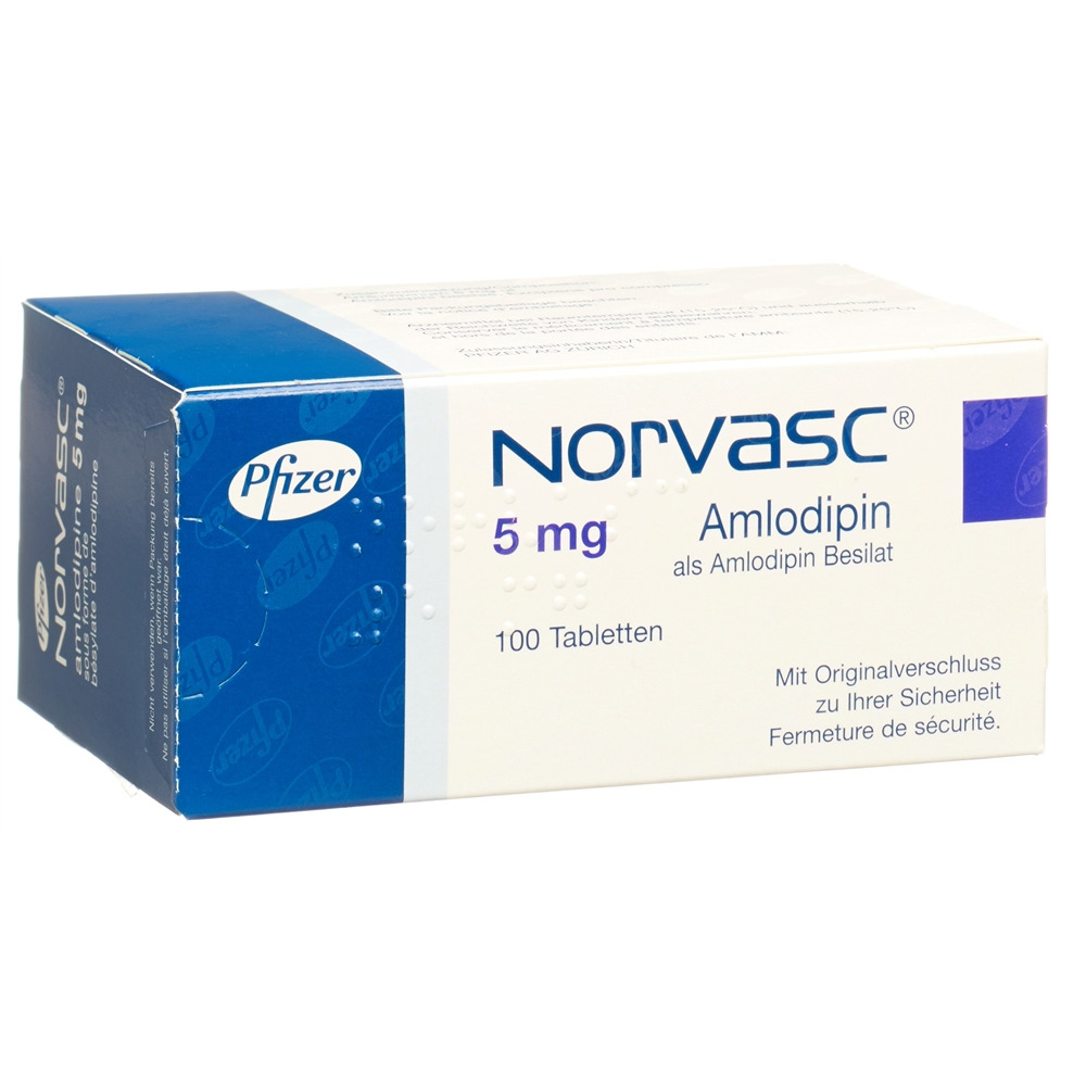 NORVASC cpr 5 mg blist 100 pce, image principale