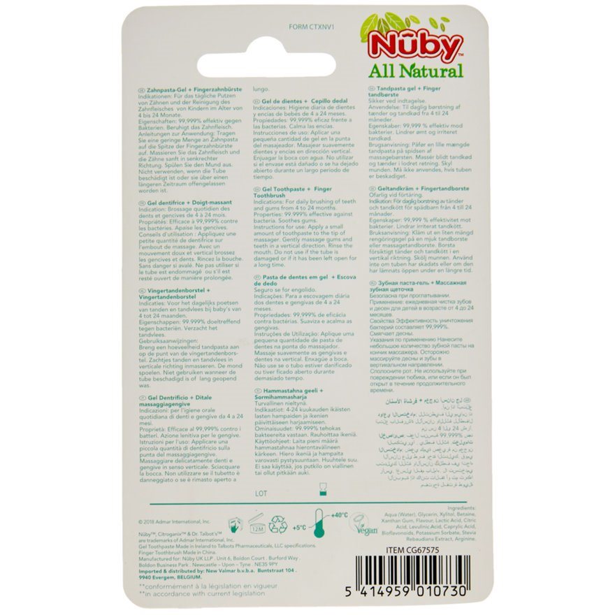 NUBY All Naturals Fingerzahnbürste, Bild 3 von 3