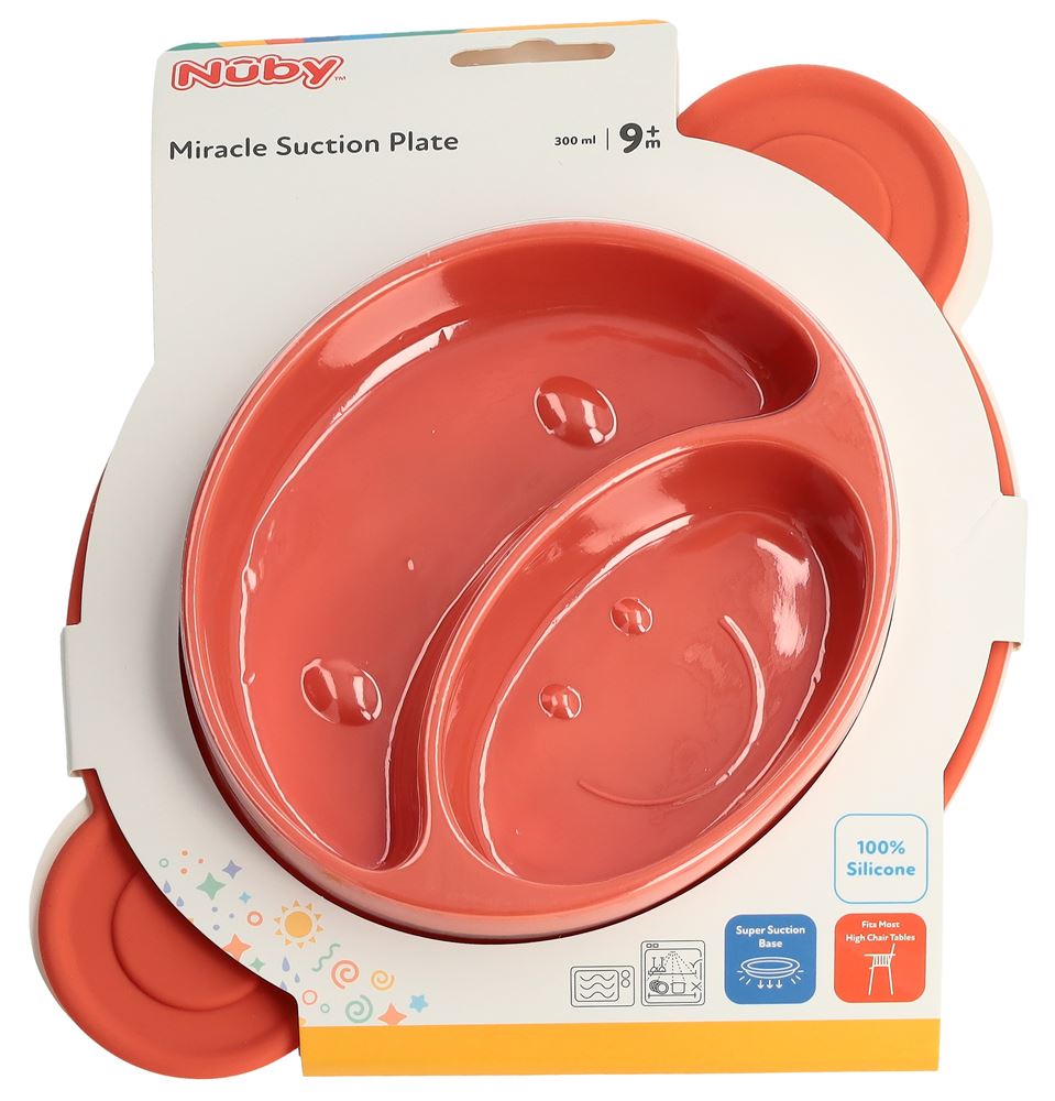 NUBY assiette ventouse miracle silicone, image principale