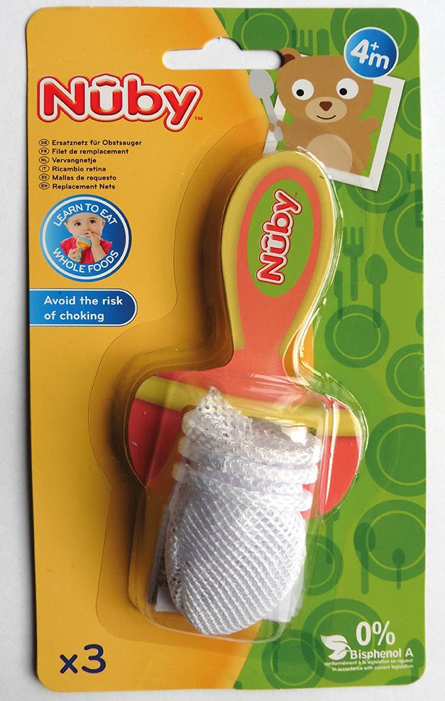 NUBY Ersatznetze Fruchtsauger Premium