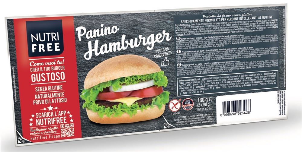 NUTRIFREE Panino Hamburger