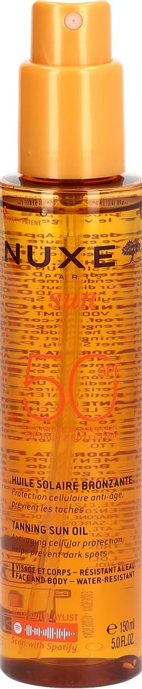 NUXE Sun Huile Bronzant Visage & Corps