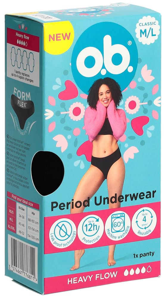 OB sous-vêtement menstruel, image principale