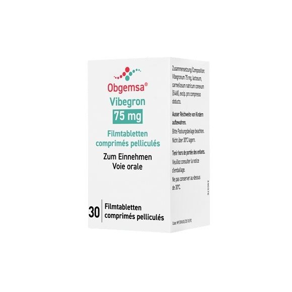 OBGEMSA Filmtabl 75 mg Ds 30 Stk, Hauptbild