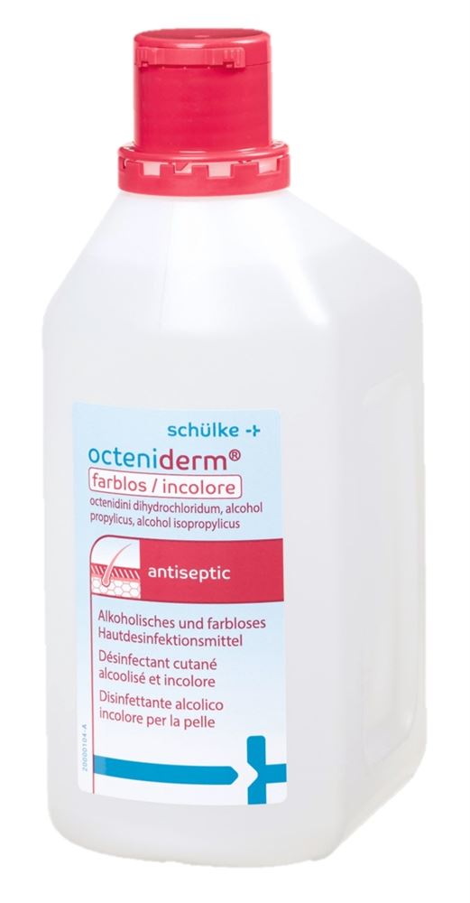 OCTENIDERM sol incolore fl 1 lt, image principale OCTENIDERM sol incolore fl 1 lt, image principale