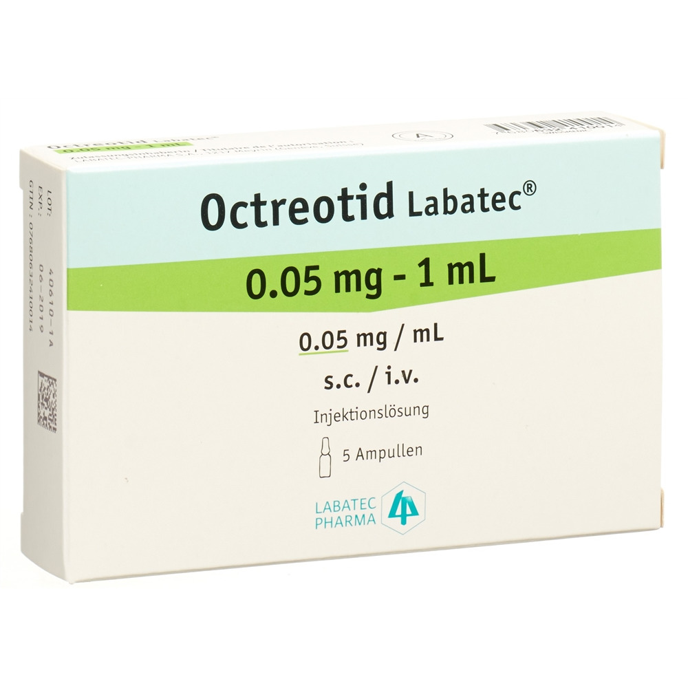 OCTREOTIDE Labatec 0.05 mg/ml, Hauptbild