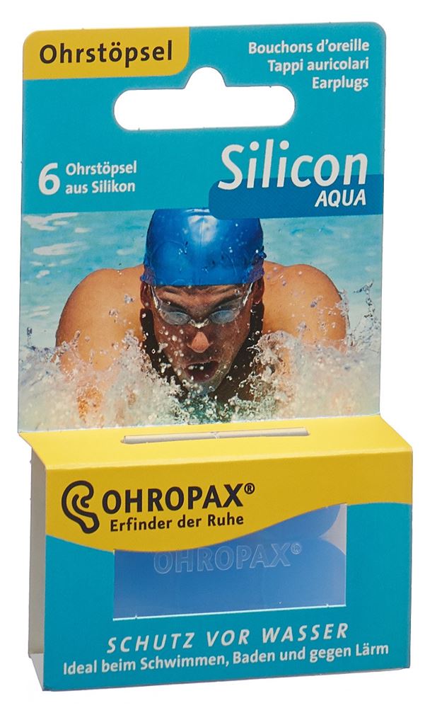 OHROPAX Silicon Aqua Ohrstöpsel