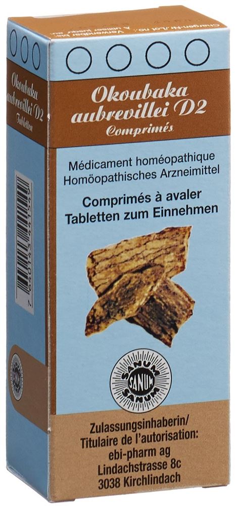 OKOUBAKA AUBREVILLEI Tabl 2 D 80 Stk, Hauptbild