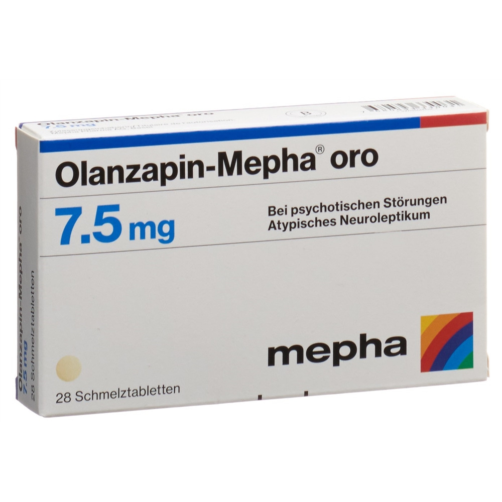 OLANZAPINE oro 7.5 mg, image principale