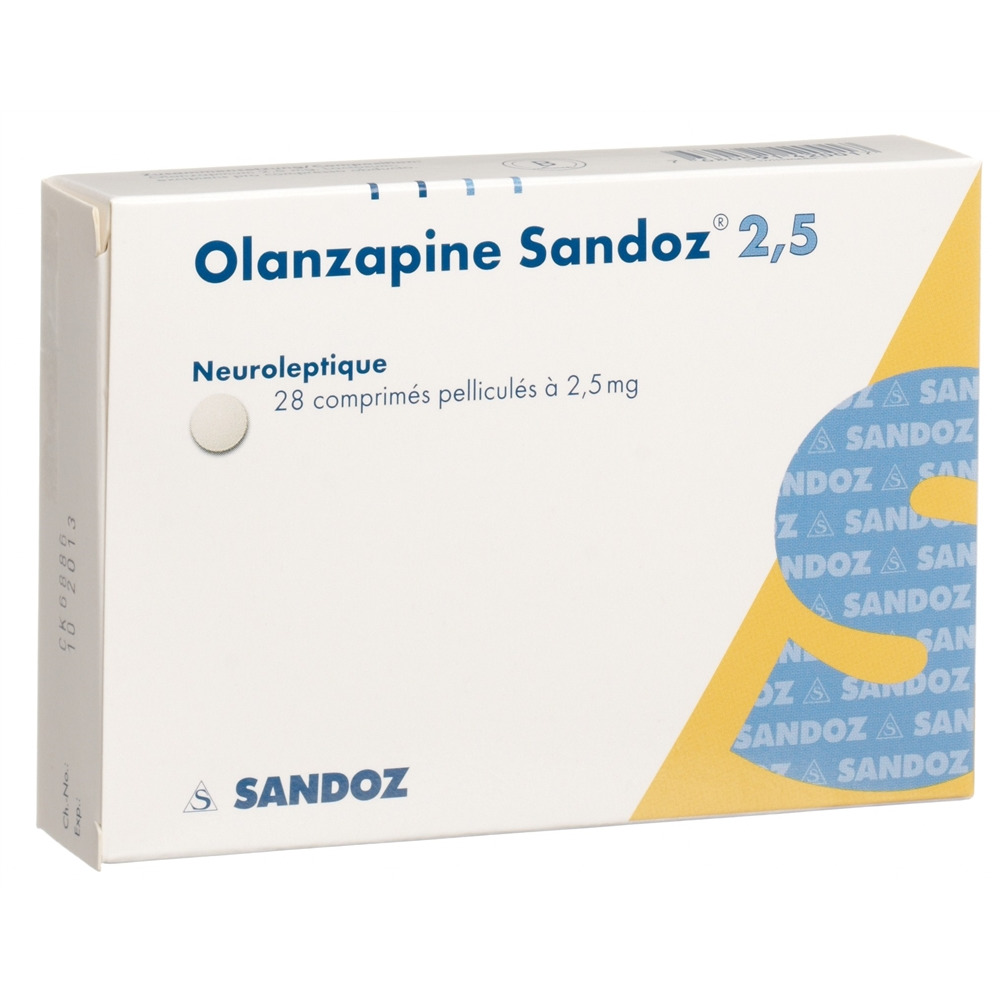 OLANZAPINE Sandoz 2.5 mg, Bild 2 von 2