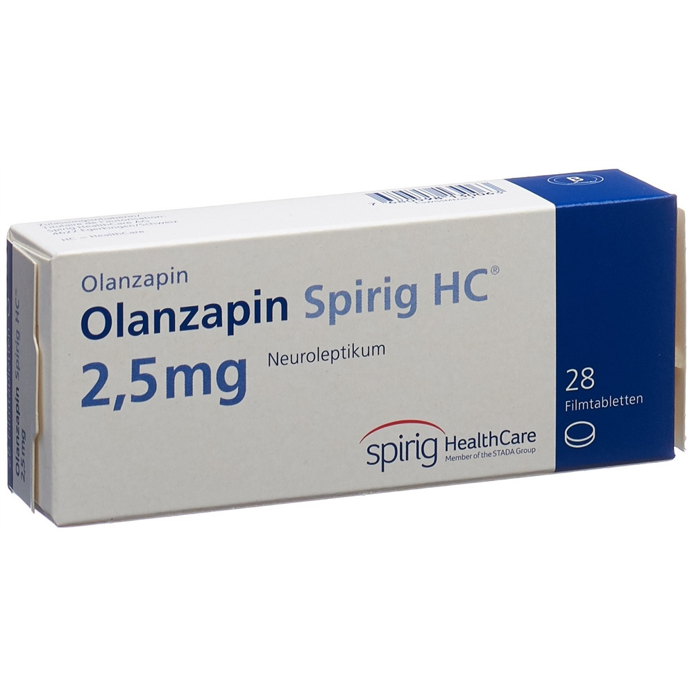 OLANZAPINE Spirig HC 2.5 mg, Hauptbild