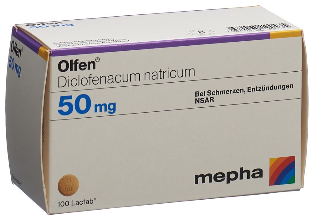 OLFEN Lactab 50 mg blist 100 pce