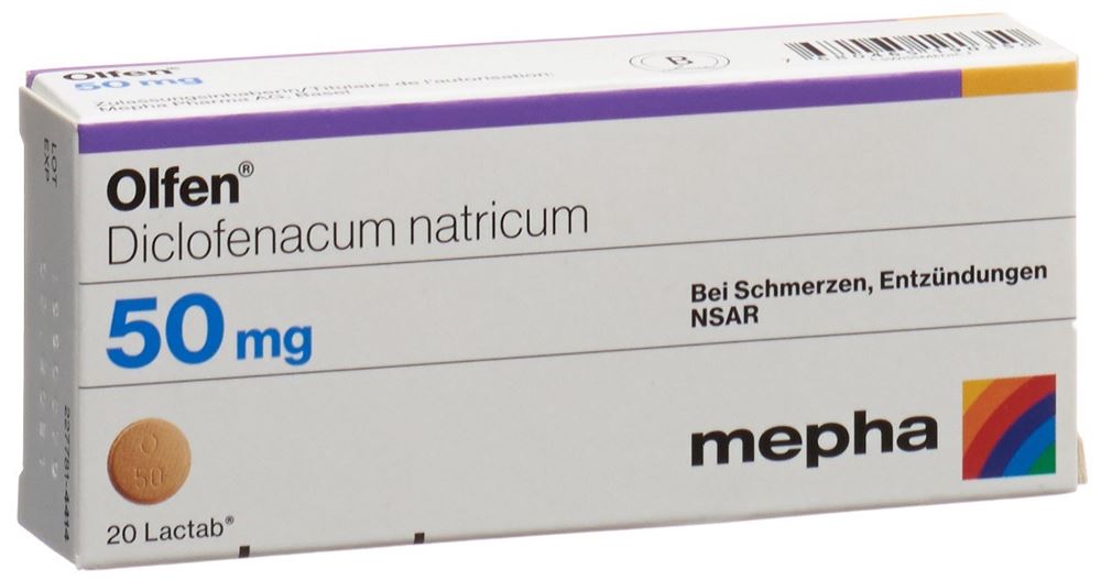 OLFEN Lactab 50 mg blist 20 pce
