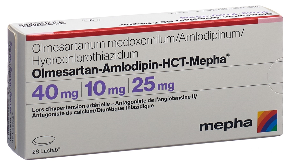 OLMESARTAN AMLODIPINE HCT HCT Mepha, Bild 2 von 2