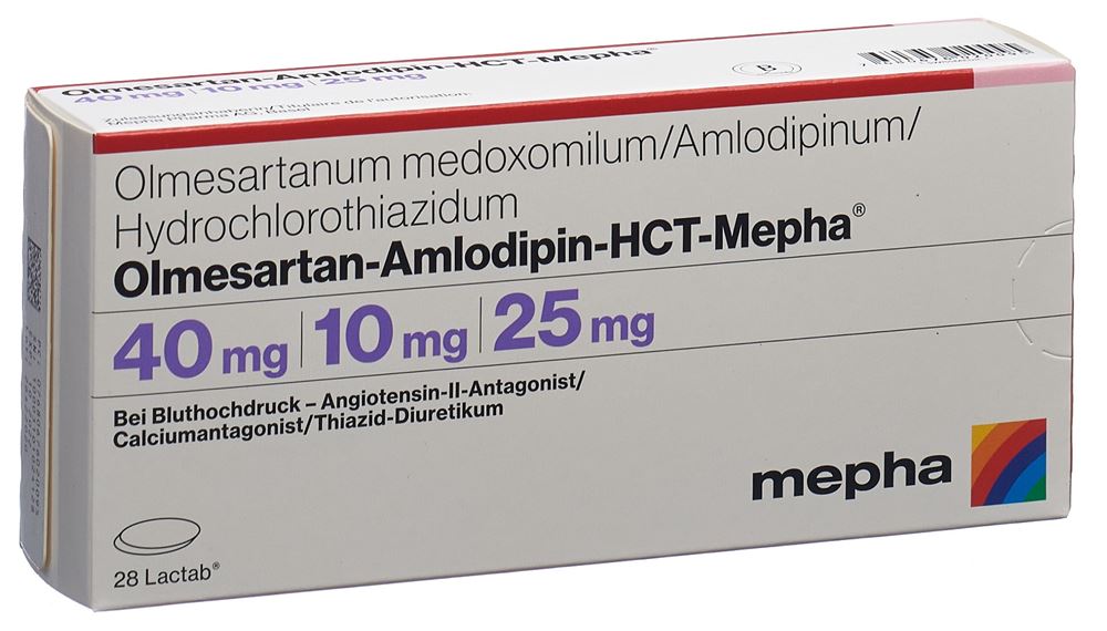 OLMESARTAN AMLODIPINE HCT HCT Mepha, Hauptbild