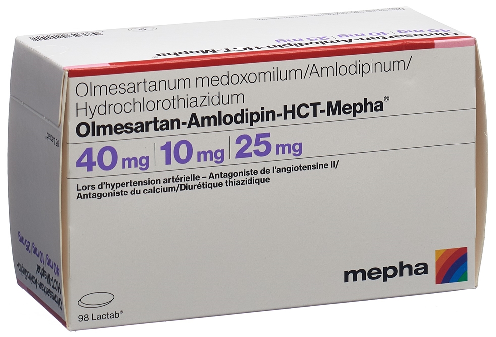 OLMESARTAN AMLODIPINE HCT HCT Mepha, image 2 sur 2