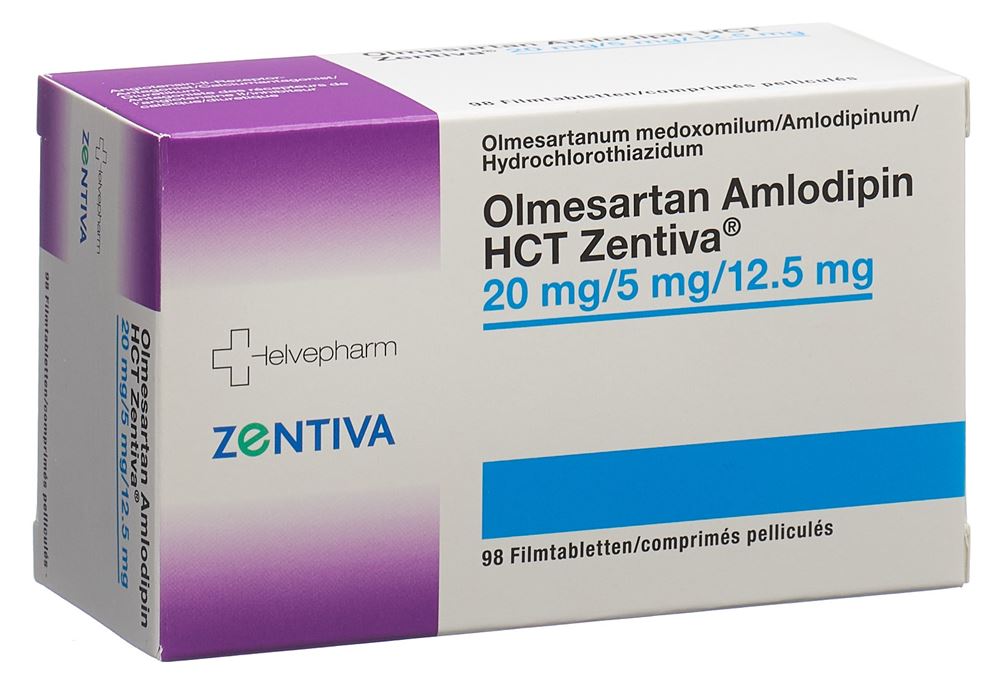OLMESARTAN AMLODIPINE HCT Zentiva, Hauptbild