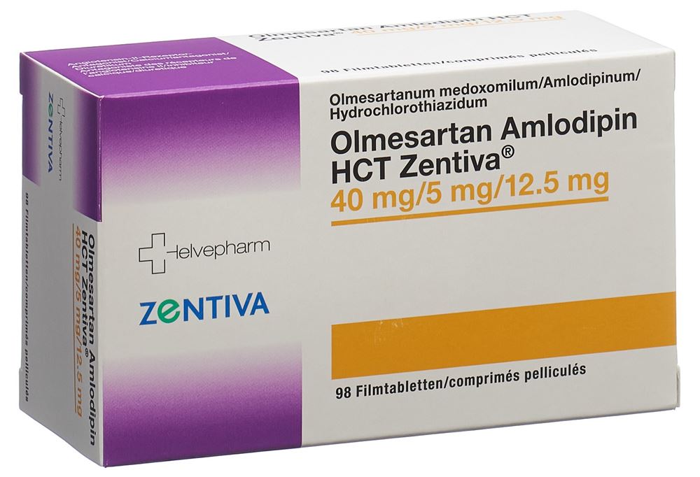 OLMESARTAN AMLODIPINE HCT Zentiva, Hauptbild