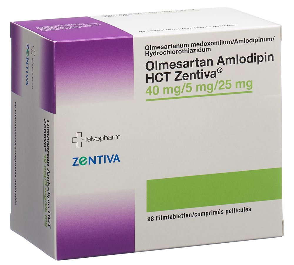 OLMESARTAN AMLODIPINE HCT Zentiva, Hauptbild