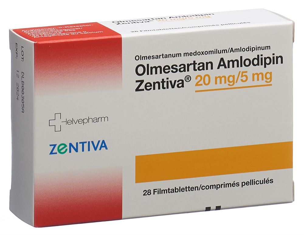 OLMESARTAN AMLODIPINE Zentiva, Hauptbild