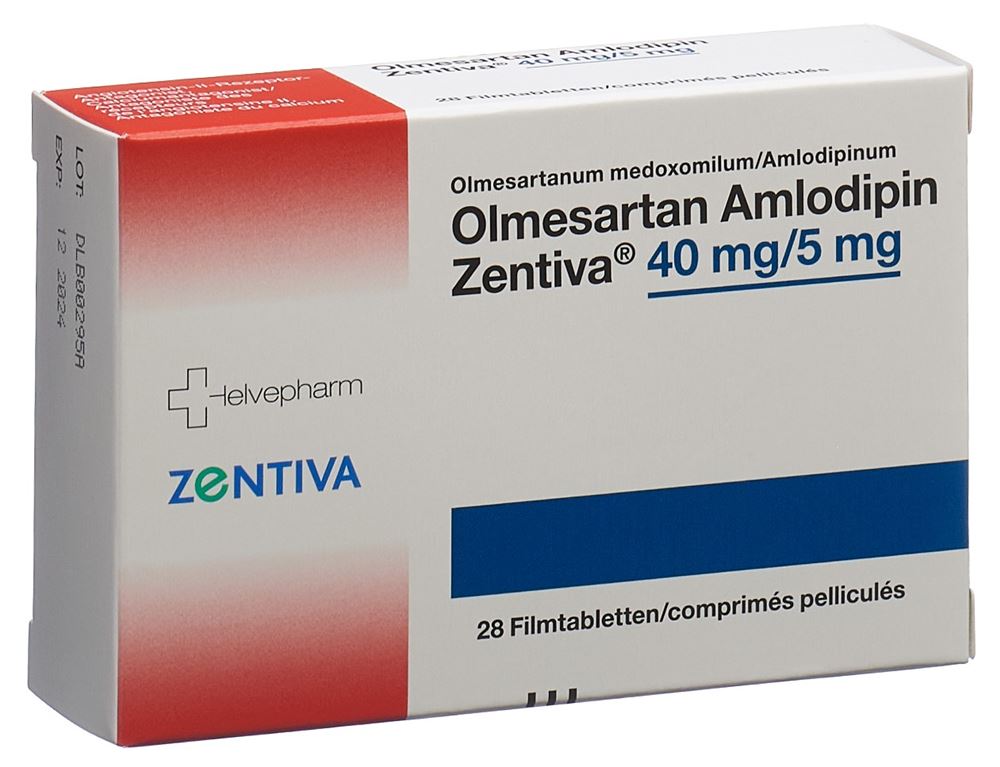 OLMESARTAN AMLODIPINE Zentiva, Hauptbild