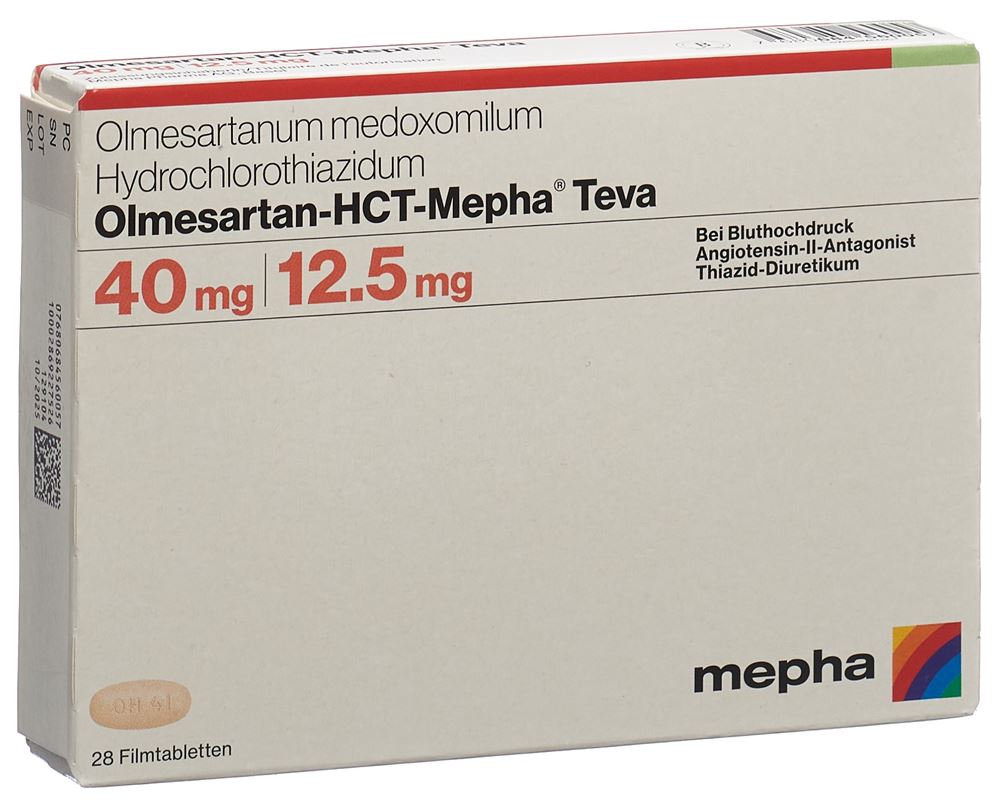 OLMESARTAN HCT Mepha Teva, Hauptbild