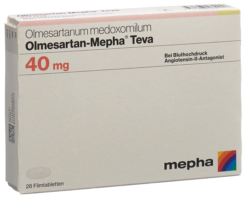 OLMESARTAN Mepha Teva 40 mg, Hauptbild