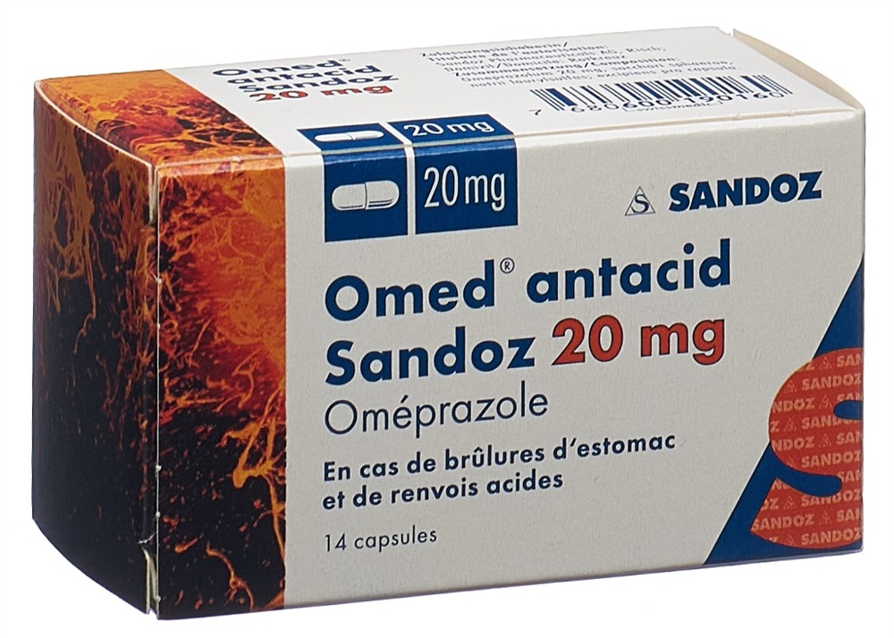 OMED antacid Sandoz 20 mg, image 4 sur 4