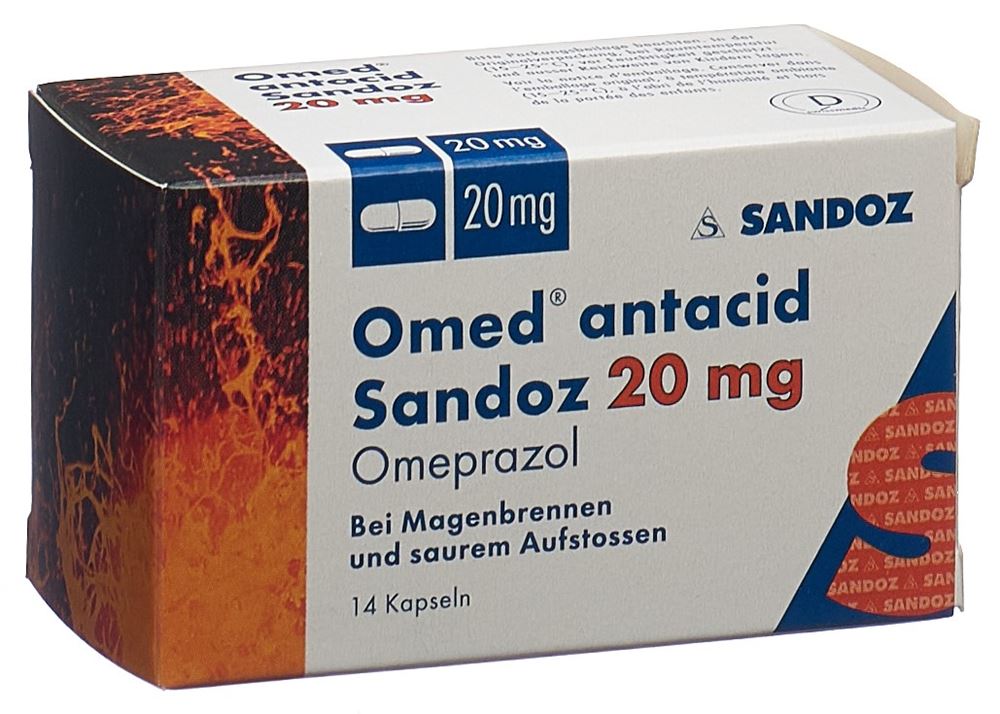 OMED antacid Sandoz 20 mg