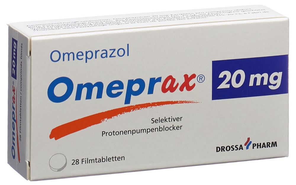 Omeprax Filmtabl 20 mg Blist 28 Stk, Hauptbild