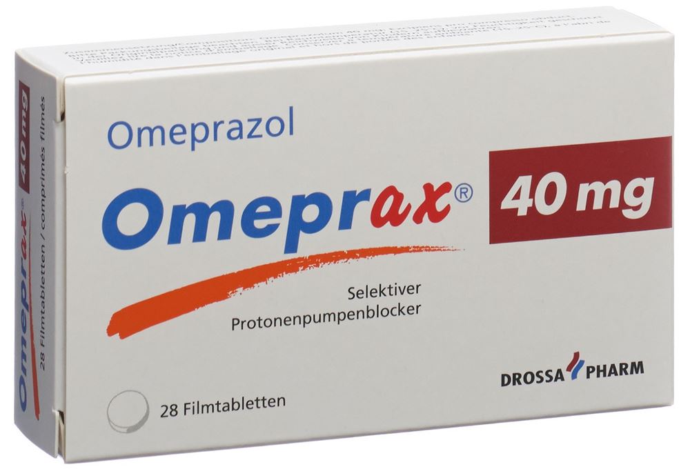 Omeprax Filmtabl 40 mg Blist 28 Stk, Hauptbild