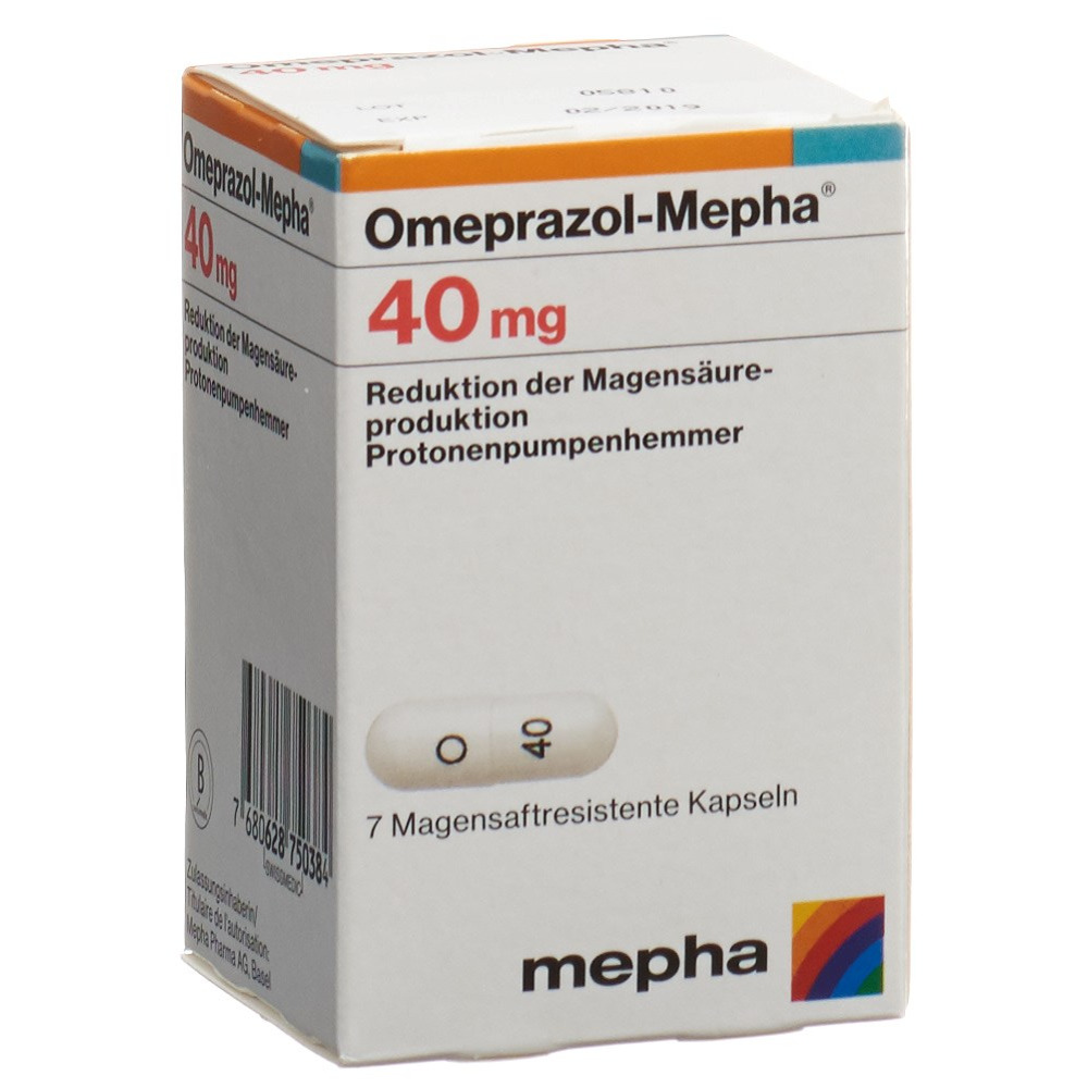 OMEPRAZOLE Mepha 40 mg, Hauptbild