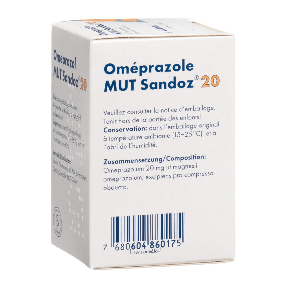 OMEPRAZOLE MUT Sandoz 20 mg, Bild 2 von 2