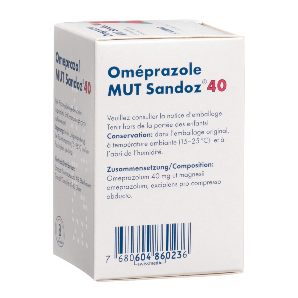 OMEPRAZOLE MUT Sandoz 40 mg, Bild 2 von 2