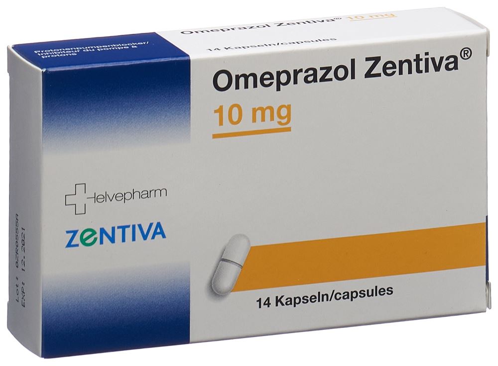 OMEPRAZOLE Zentiva 10 mg, image principale