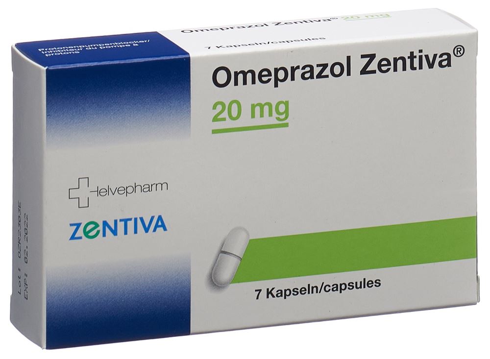 OMEPRAZOLE Zentiva 20 mg, image principale