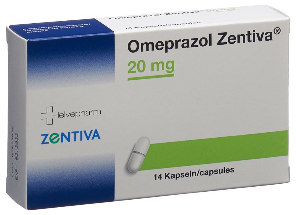 OMEPRAZOLE Zentiva 20 mg, Hauptbild OMEPRAZOLE Zentiva 20 mg, Hauptbild